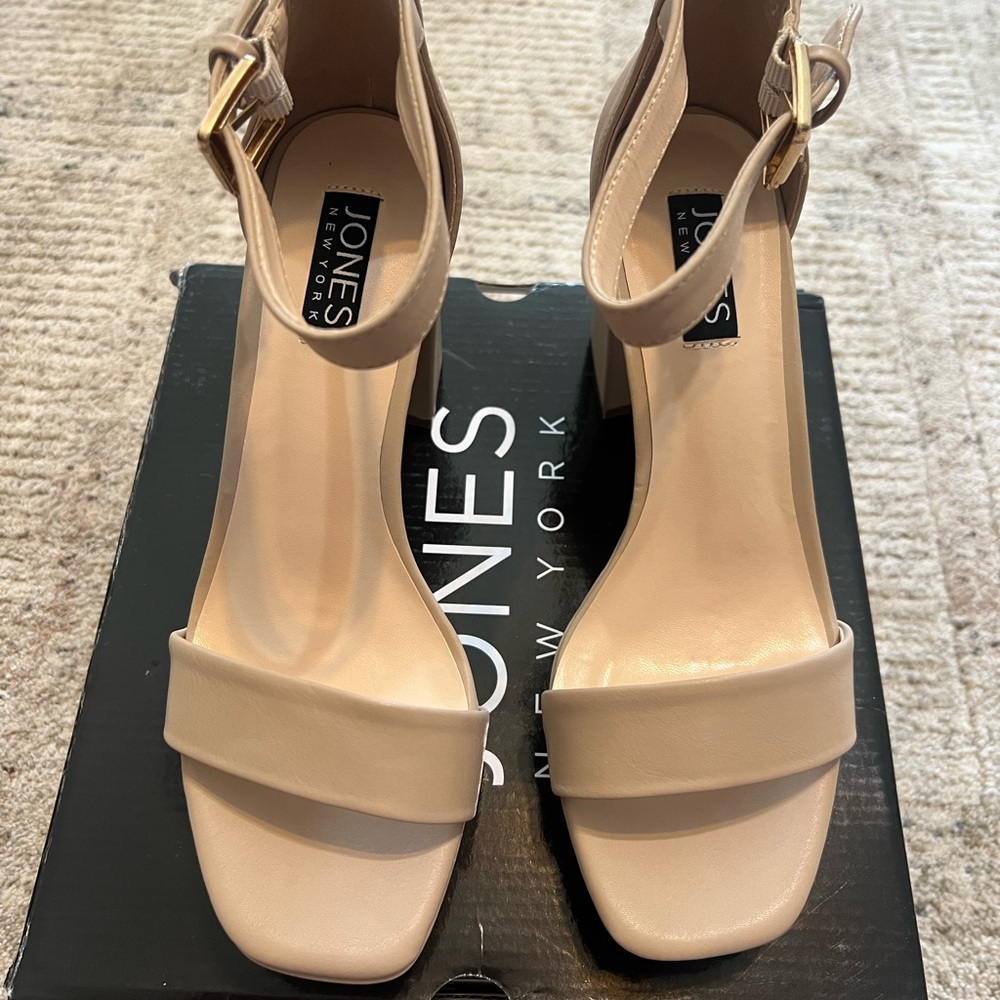 JONES NEW YORK TOREN PLATFORM DRESS SANDALS HEELS - Picture 4 of 12
